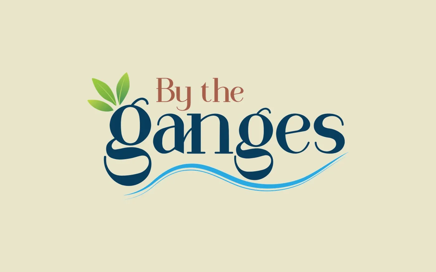 Logo and packaging for By The Ganges