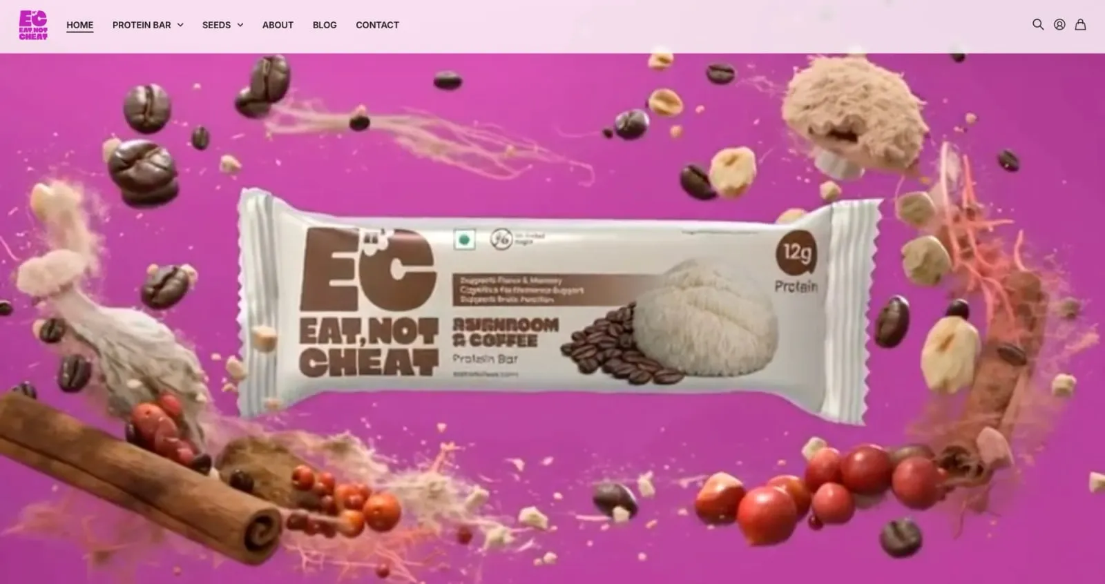 E-commerce store for Eat Not Cheat